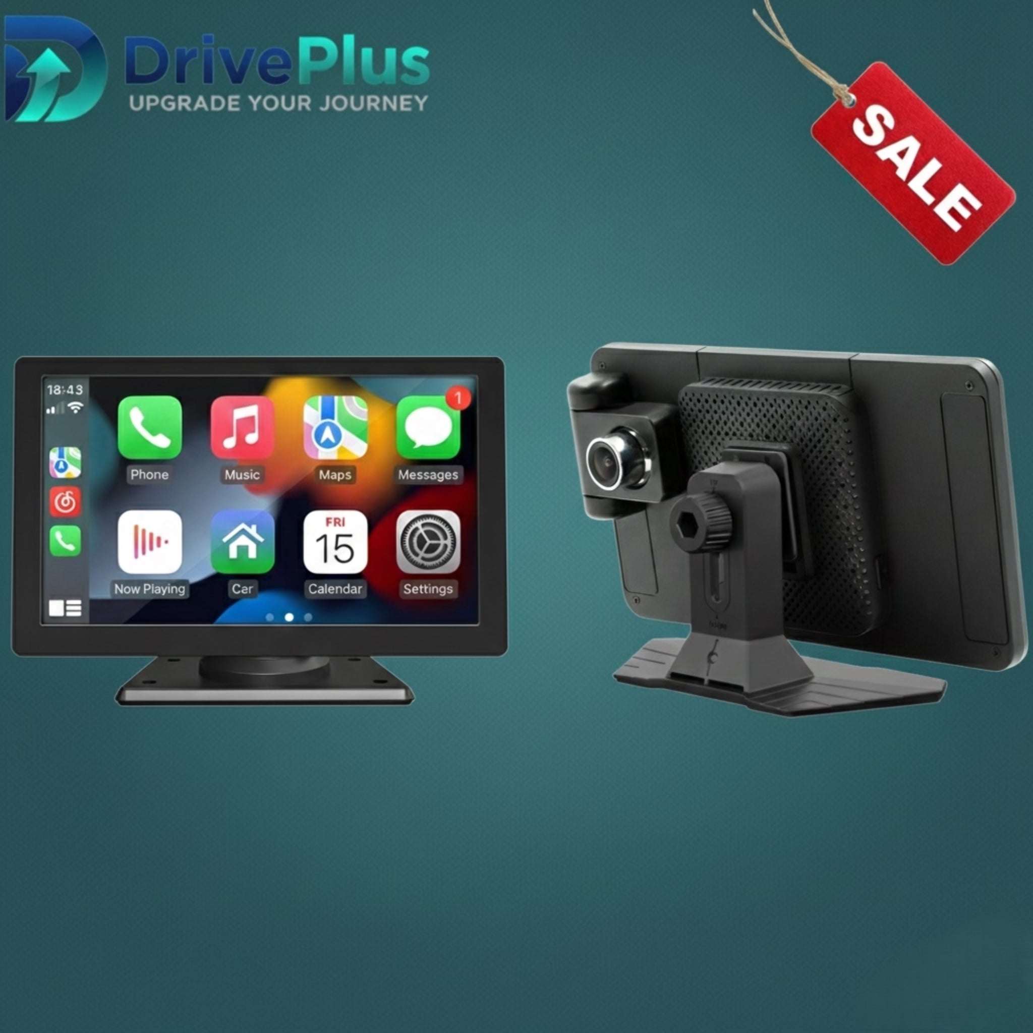 מערכת מולטימדיה 7״ עם מצלמת דרך מובנת